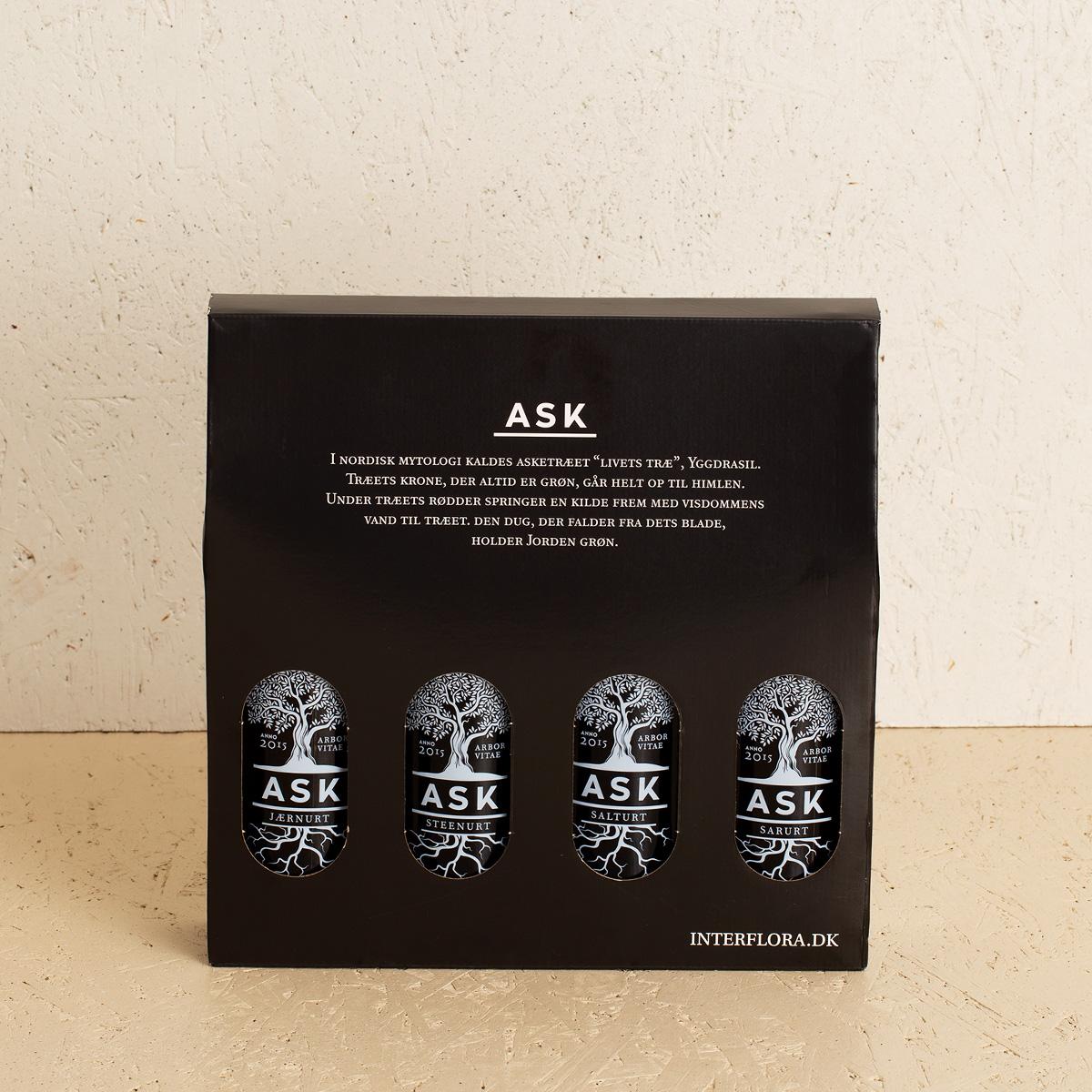 Gaveæske til ASK øl - 4 stk