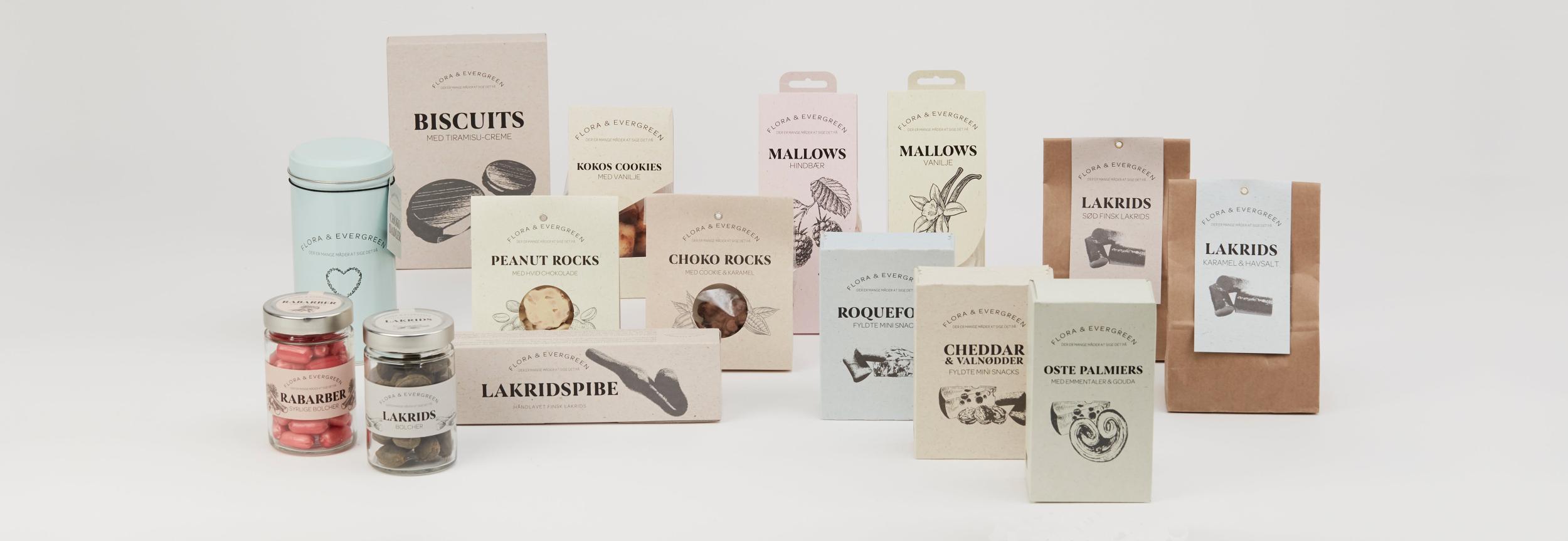Sammensæt din egen Flora & Evergreen gavekurv