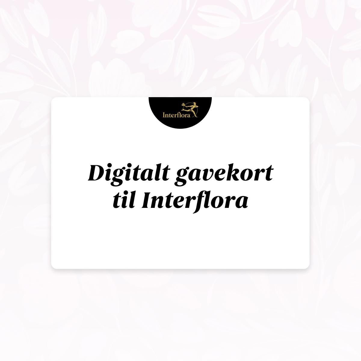 Gavekort til blomster